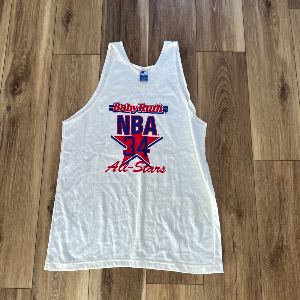 Champion vintage Baby Ruth NBA All-Stars Tank Top size large